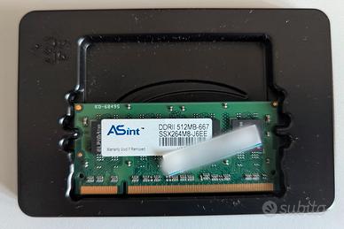 Memoria RAM per PC Laptop 512 MB DDR2 PC2-5300S