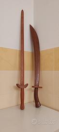 armi di legno per arti marziali (kung-fu, ecc..) 