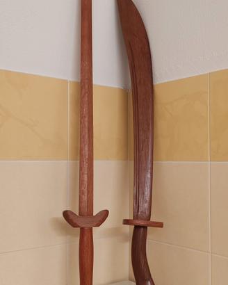 armi di legno per arti marziali (kung-fu, ecc..) 
