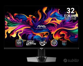 Monitor Oled Msi QD OLED 321UPX 4K 240hz  Imballat