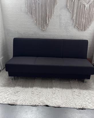 Divano letto 3 posti con contenitore