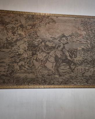 Arazzo scena a cavallo