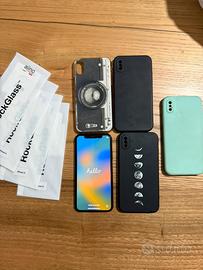 Iphone X piu cover e pellicole come in foto
