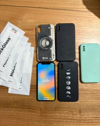 Iphone X piu cover e pellicole come in foto