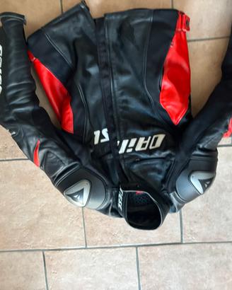 Giacca dainese moto uomo in pelle 46