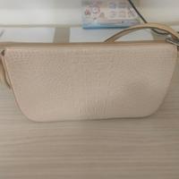 BORSA IN PELLE DI COCCODRILLO BEIGE KRIZIA