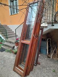 Porte Finestre legno massello usate