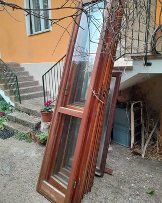 Porte Finestre legno massello usate