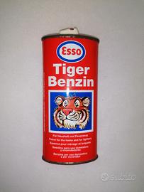 Latta Vintage ESSO Tiger Benzin da collezione