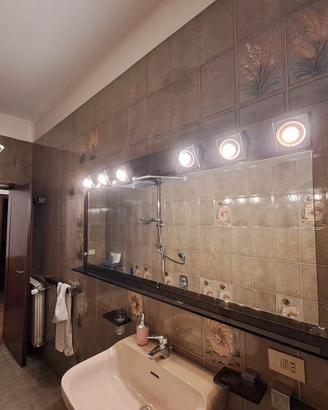 Specchio da bagno vintage stile Fontana arte