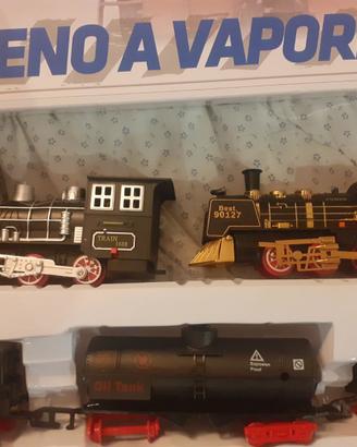 Riproduzione trenino a vapore