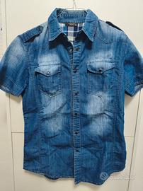 camicie uomo jeans taglia M 