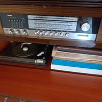 Grundig Vintage in legno - Radio giradischi
