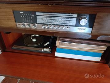 Grundig Vintage in legno - Radio giradischi
