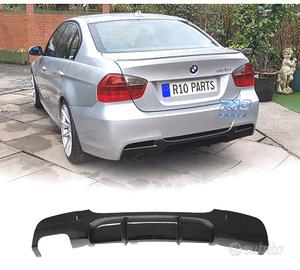 DIFFUSORE BMW E90 E91 LOOK M PERFORMANCE NERO LUCI
