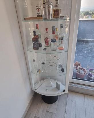 Vetrina di design Cattelan Saba in cristallo