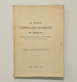 Il Nuovo Capitolato Generale d'Appalto in Italia