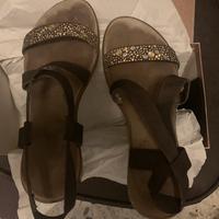 Sandalo donna marrone