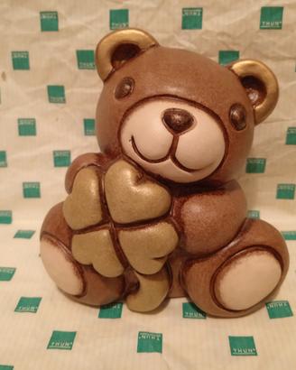 teddy marrone con quadrifoglio thun brown  
