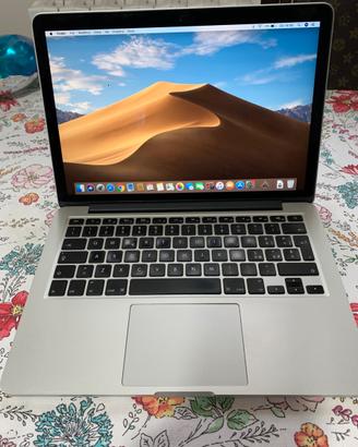 MacBook Pro 13*retina SSD 500/RAM 8 Batt. Nuova