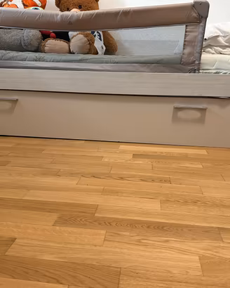 Letto singolo con secondo letto estraibile