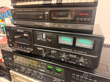 Deck piastra cassette telefunken hf1000 revisionat