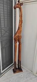 giraffa in legno 