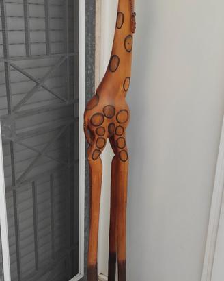 giraffa in legno 