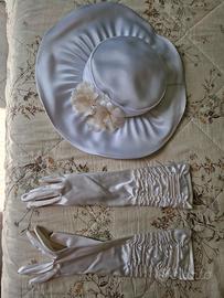 guanti e cappello da sposa 