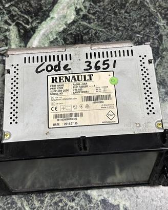 autoradio di serie RENAULT CLIO 4 serie 