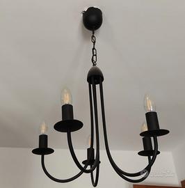 Lampadario nero