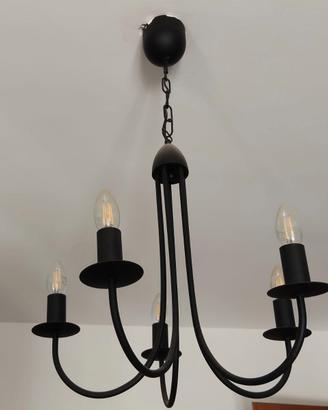 Lampadario nero