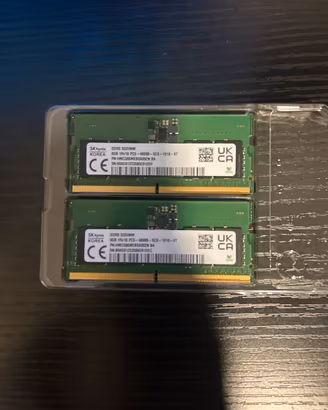 16 Gb Ram DDR5 4800 per NOTEBOOK