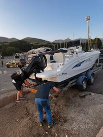 Imbarcazione 6 mt 40 cv