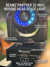 Testa Mobile LED BeamZ Panther 35 MKII DMX