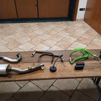 Paramani e scarico kawasaki 