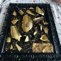 Broken Bottle Art EC Quadro Armand de Brignac