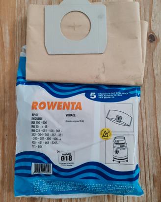 sacchetti rowenta per aspiratutto