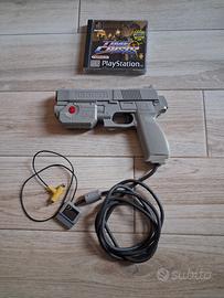 Pistola Namco + gioco Time Crisis