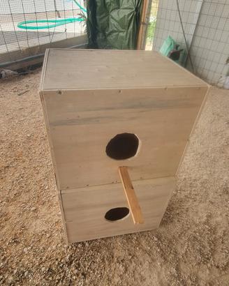 Casette nido artigianali per pappagalli – Su ordin