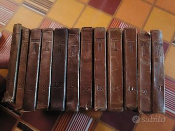 Collezione di 12 Libri Raccolta di breviari intell