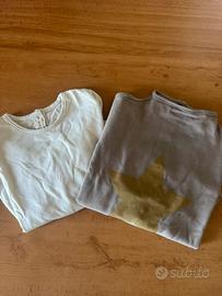 Set Babe & Tess 12-18M 2 maglie nuove