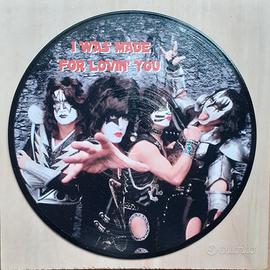 Vinile 33 giri da parete omaggio ai Kiss 