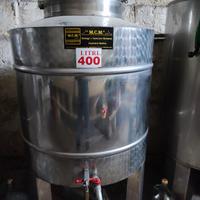 botti in acciaio da 400 lt