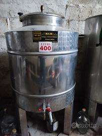 botti in acciaio da 400 lt