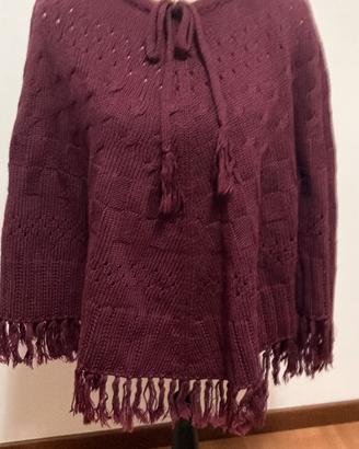 Mantellina Poncho in maglia