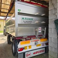Rimorchio agricolo +vasca inox 140 Q.li