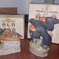 2 CERAMICHE VUOTE SKI COUNTRY WHISKEY BOURBON  USA