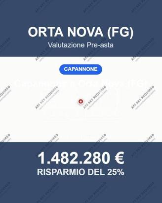 Immobile in asta di 7100 m² a Orta Nova