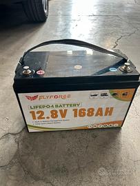 Batteria litio LIFepo4 168Ah e BMS 100a  bluethoot